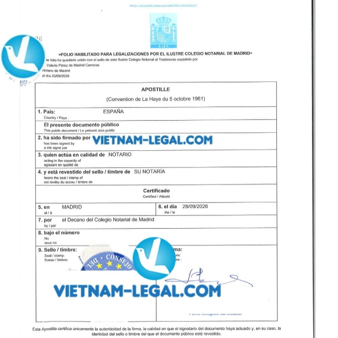 CFS Tây Ban Nha về VN 28 09 26