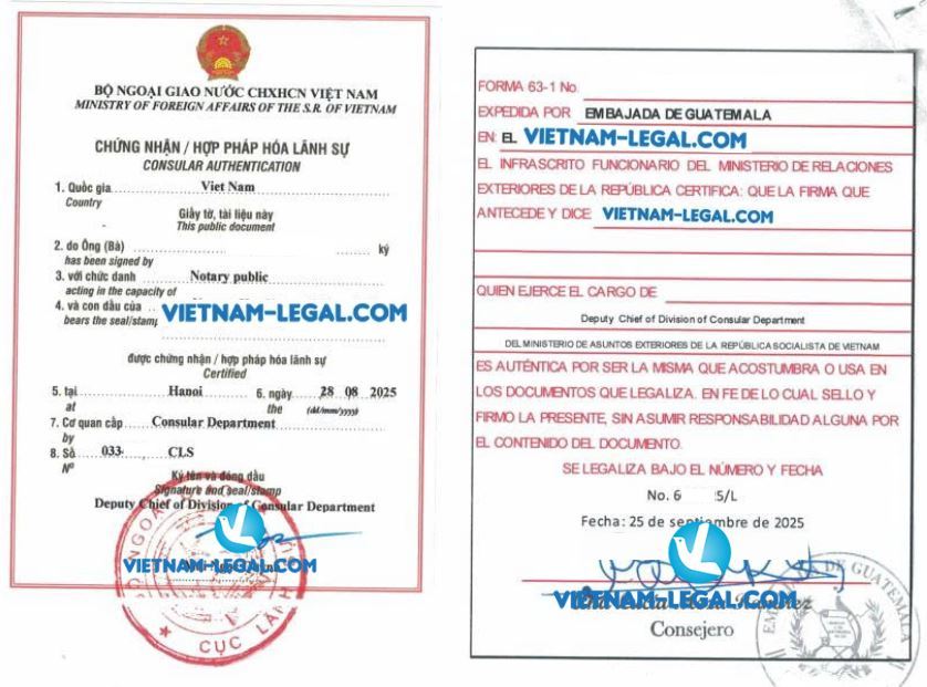 GMP VN dùng tại Guatemala