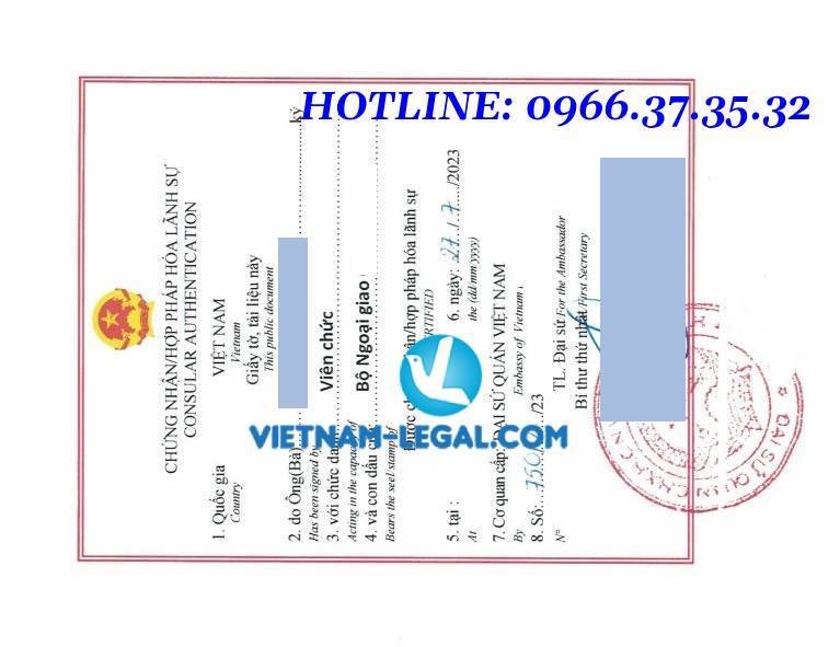 Kết quả hợp pháp hóa Tuyên thệ cấp tại Síp sử dụng tại Việt Nam ngày 27 7 2023 1