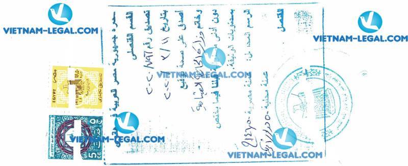 Legalization Result of Certificate of Origin in Vietnam for use in Saudi Arabia on 13 03 2020