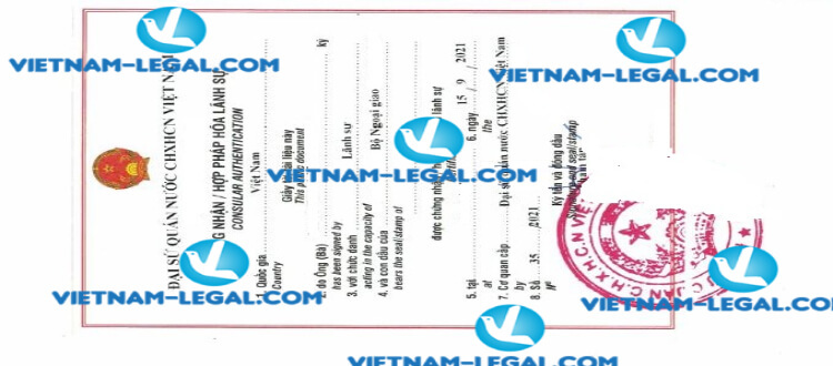 Result of Bachelor Degree issued in Malaysia for use in Vietnam on 15 09 2021