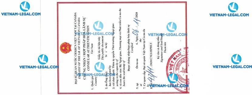 Result of TESOL Certificate issued in Canada for use in Vietnam on 06 11 2020