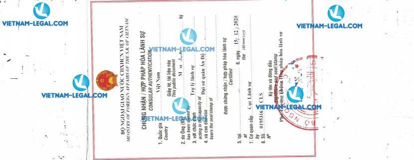 Result of University Degree issued in India for use in Vietnam 15 12 2020