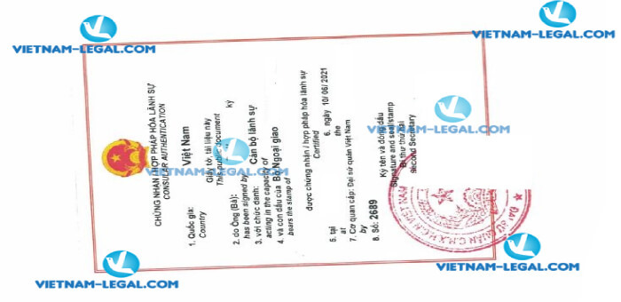 Result of University Degree issued in UK for use in Vietnam on 10 6 2021