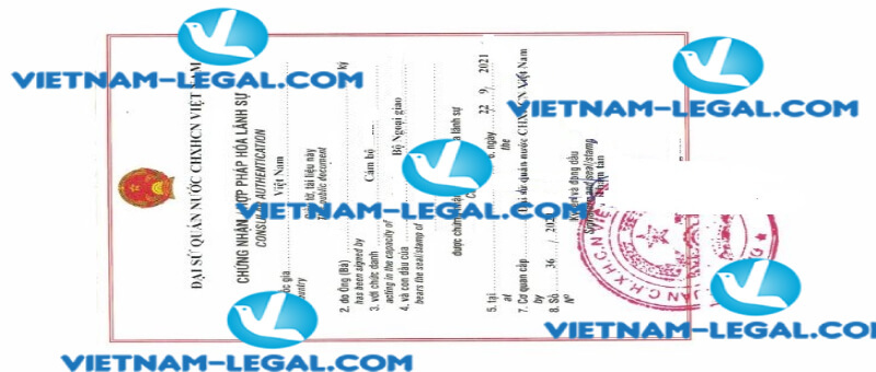 Result of Working Experience Confirmation issued in Malaysia for use in Vietnam on 22 09 2021