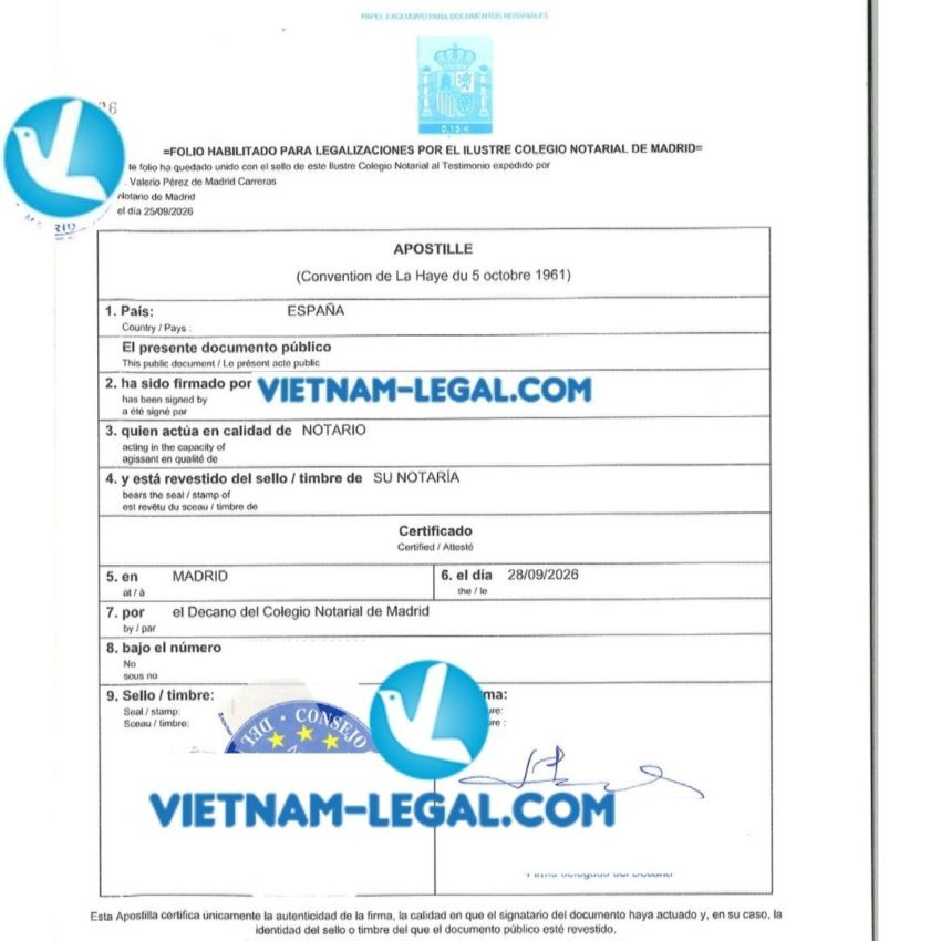 CFS Tây Ban Nha về VN 28 09 26