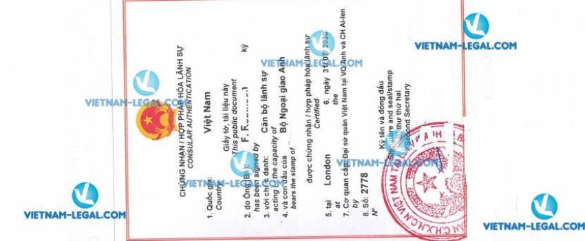 Result English Teaching Certificate of Cambridge UK for use in Vietnam on 31 07 2020