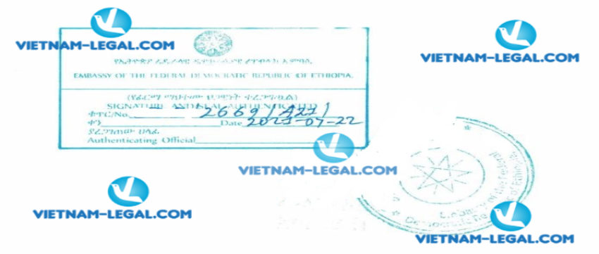 Result of Certificate of Good Manufacturing Practices issued in Vietnam for use in Ethiopia on 22 07 2021