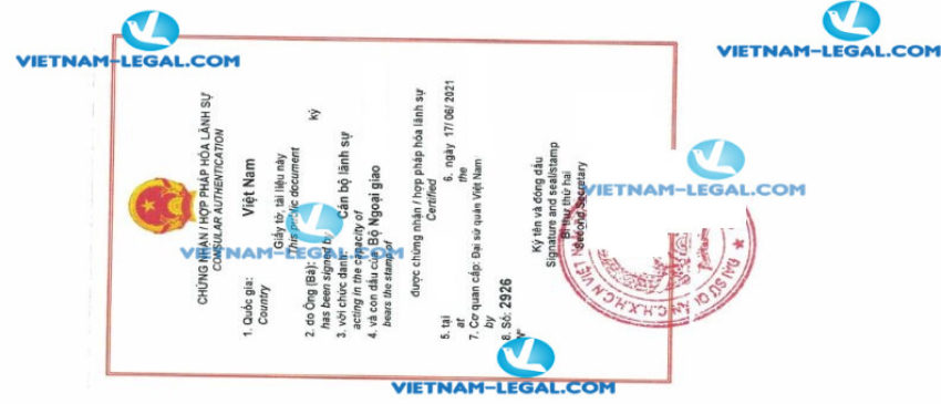 Result of TESOL Certificate issued in UK for use in Vietnam on 17 6 2021