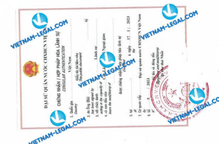 Kết quả hợp pháp hóa giấy tờ Dược phẩm cấp tại I rắc sử dụng tại Việt Nam ngày 17 1 2023