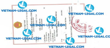 Legalization result of Account Statement issued in Jordan for use in Vietnam on 28 11 2021