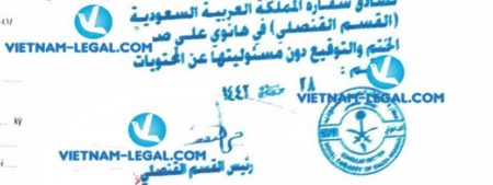 Result of Agreement for Authorized Services of Vietnam for use in Saudi Arabia on 05 02 2021