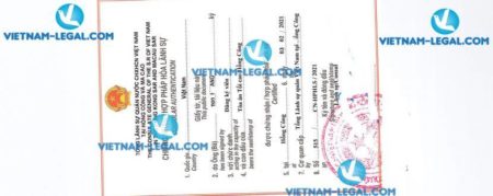 Result of Company Charter of Hong Kong for use in Vietnam on 05 02 2021