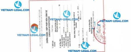 Result of Driving License issued in Ukraine for use in Vietnam on 22 01 2021