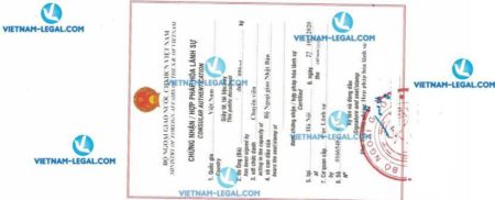 Result of Health Certificate issued in Japan for use in Vietnam on 27 10 2020
