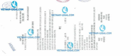 Result of Police Check issued in Vietnam for use in South Korea on 30 03 2021