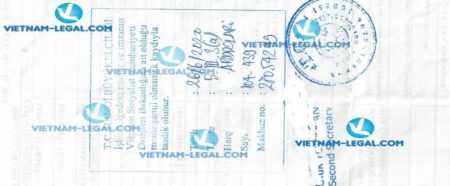 Legalization Result of Export Documents in Vietnam use in Turkey on 26 06 2020