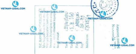 Legalization Result of Exporter Registry Form in Vietnam use in Turkey No 759 on 22 10 2020
