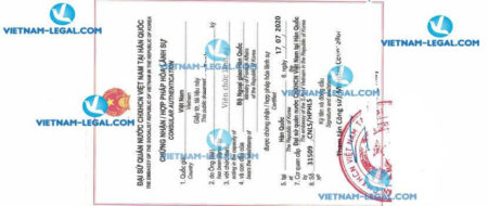 Legalization Result of Korean Driving Licence for use in Vietnam September on 17 07 2020