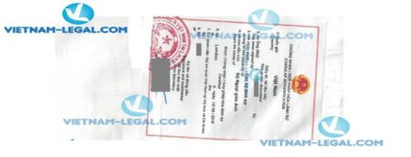 Legalization Result of UK Document for use in Vietnam August 2019