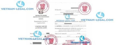 Legalization Result of Vietnamese Document for use in Panama August 2019
