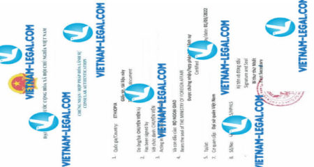 Legalization result of Certificate of Experience issued in Ethiopia for use in Vietnam on 1 3 2022