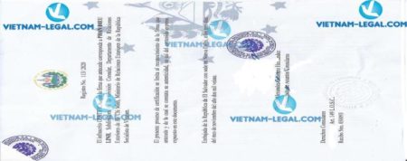 Result of Certificate of Phamarceutical Product issued in Vietnam for use in El Salvador on 03 11 2020