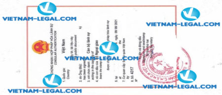 Result of Statement regarding highly skilled worker with experience issued in UK for use in Vietnam on 09 08 2021