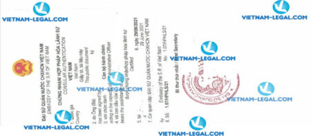 Result of Unviversity Degree issued in Denmark for use in Vietnam on 29 6 2021