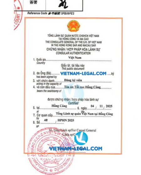 ĐKKD HK dùng tại VN