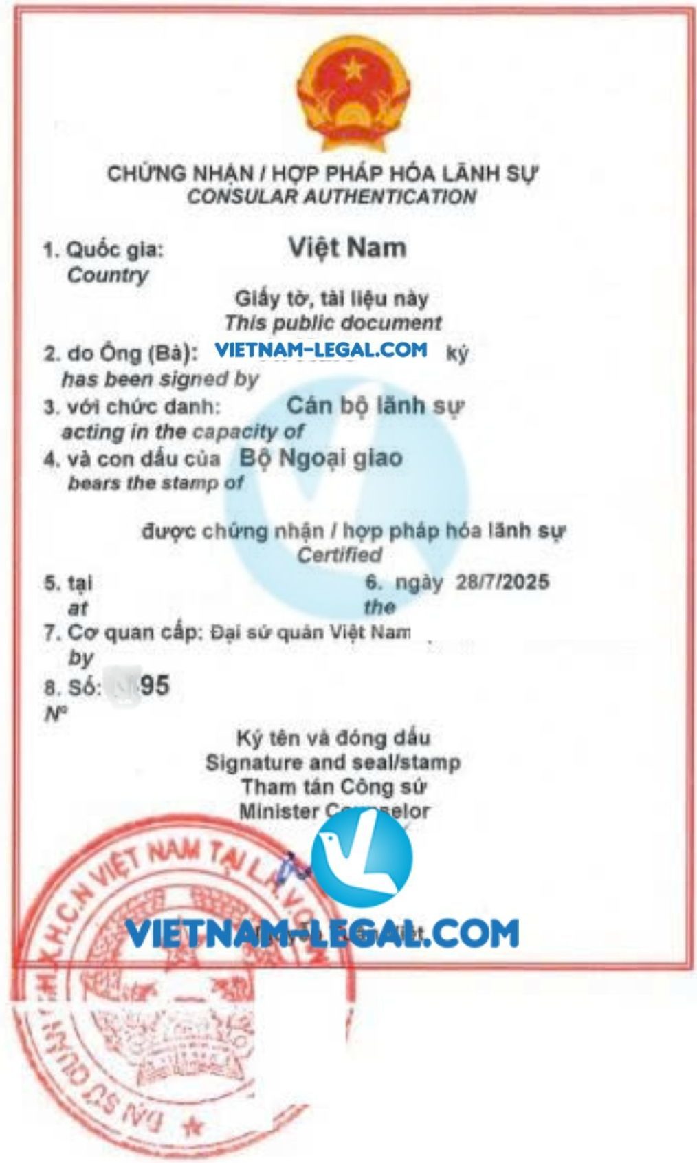 Tài liệu giấy tờ công ty BVI dùng tại Việt Nam