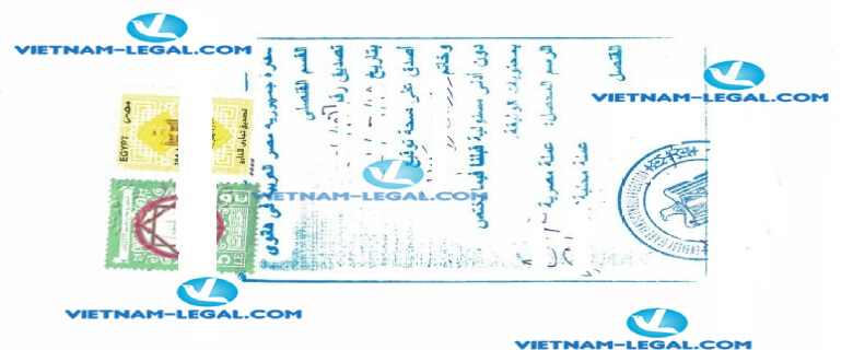 Result of CO issued in Vietnam for use in Egypt on 21 06 2021
