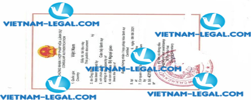 Result of Master Degree issued in UK for use in Vietnam on 09 08 2021