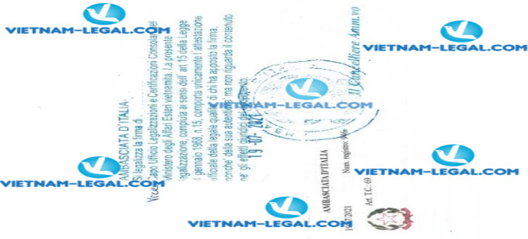 Result of Minutes of the meeting of The Board of Members issued in Vietnam for use in Italia on 19 07 2021