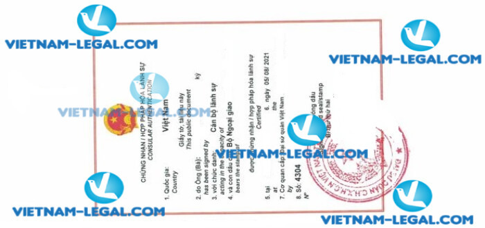 Result of TEFL Certificate issued in UK for use in Vietnam on 05 08 2021