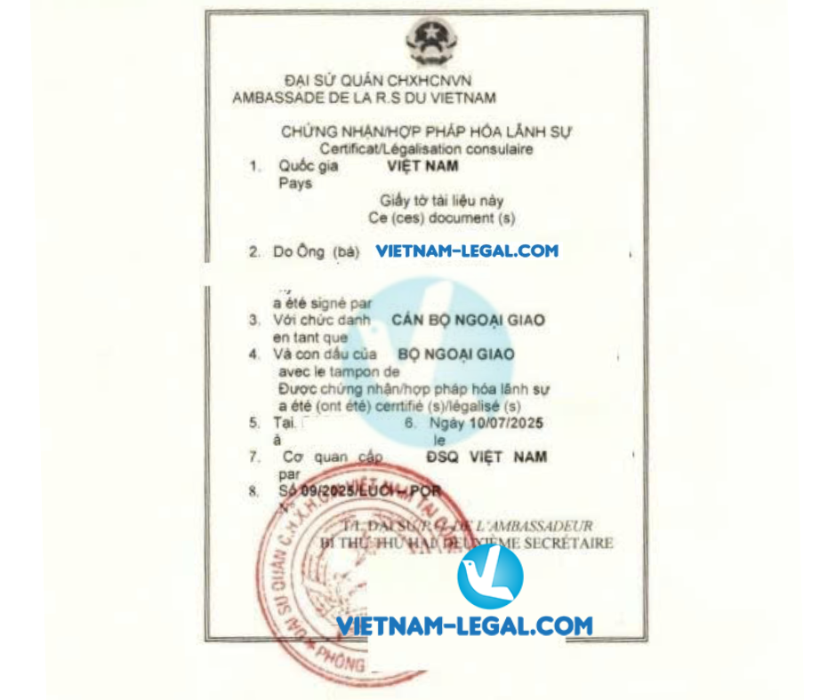 Đăng ký kinh doan Bồ Đào Nha dùng tại Vn